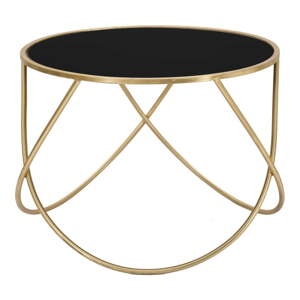 Kulatý odkládací stolek se skleněnou deskou ø 60 cm Ring – Mauro Ferretti