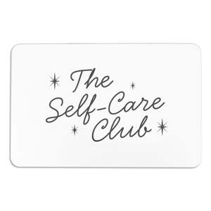 Bílá koupelnová předložka 39x60 cm Self Care Club – Artsy Doormats