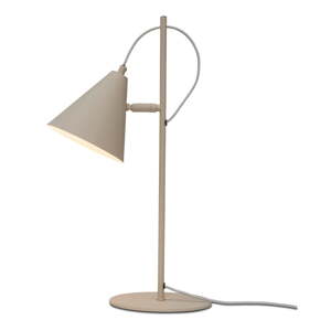 Béžová stolní lampa s kovovým stínidlem (výška 50,5 cm) Lisbon – it's about RoMi
