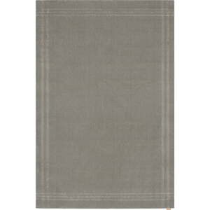 Světle šedý vlněný koberec 240x340 cm Calisia M Grid Rim – Agnella