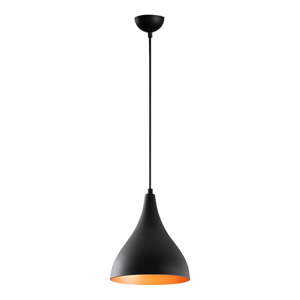 Černé závěsné svítidlo s kovovým stínidlem ø 22 cm Berceste – Opviq lights