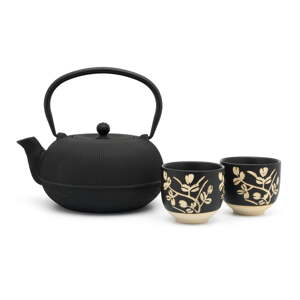 Černá porcelánovo-litinová čajová souprava Sichuan – Bredemeijer