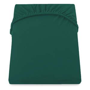 Zelené napínací prostěradlo jersey 90x200 cm Amber – DecoKing