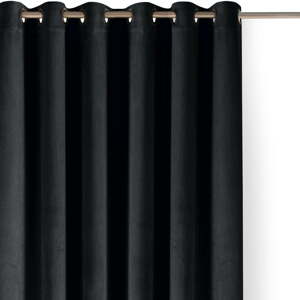 Černý sametový dimout závěs 530x225 cm Velto – Filumi