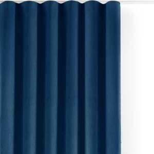 Modrý sametový dimout závěs 400x225 cm Velto – Filumi