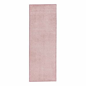 Růžový běhoun Hanse Home Pure, 80 x 300 cm